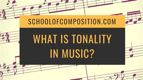 what does the word tonality mean